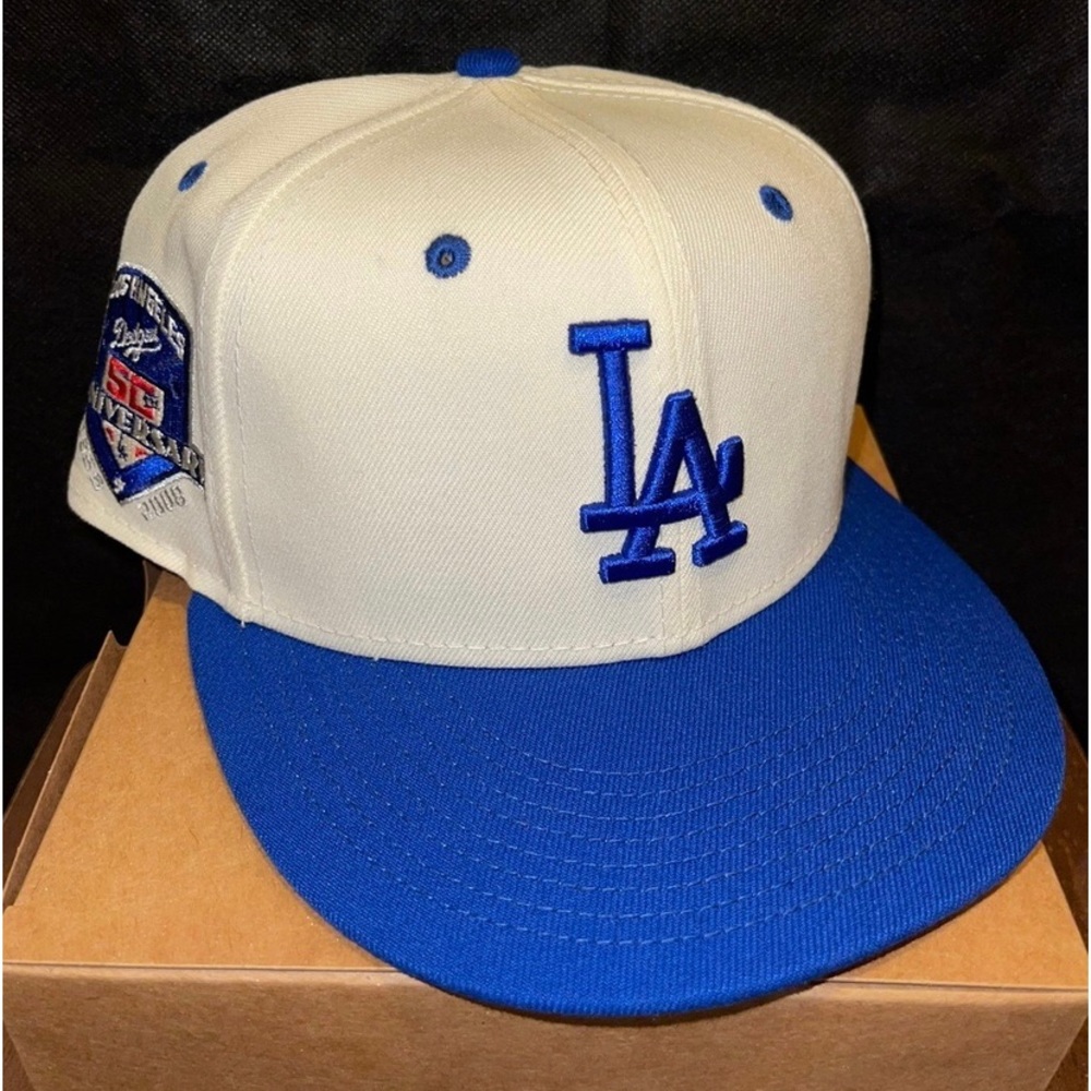 Los Angeles Dodgers 50th Anniversary New Era Fitted Cap